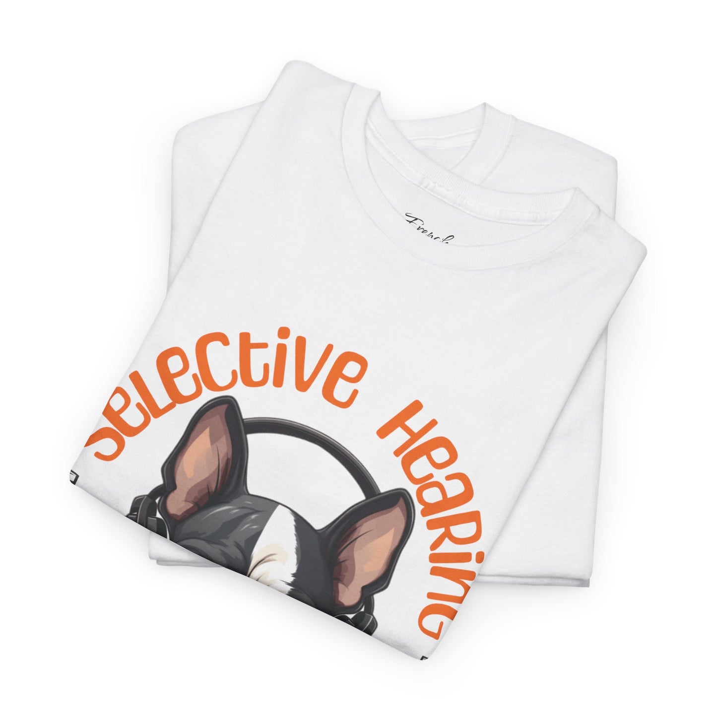 "Selective Hearing Now Activated" Unisex Heavy Cotton Tee