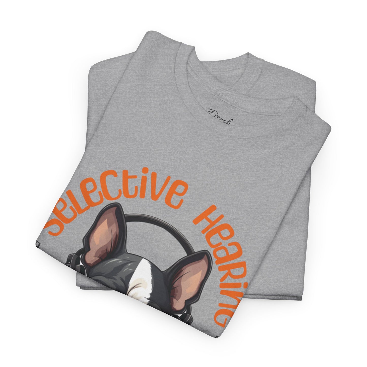 "Selective Hearing Now Activated" Unisex Heavy Cotton Tee