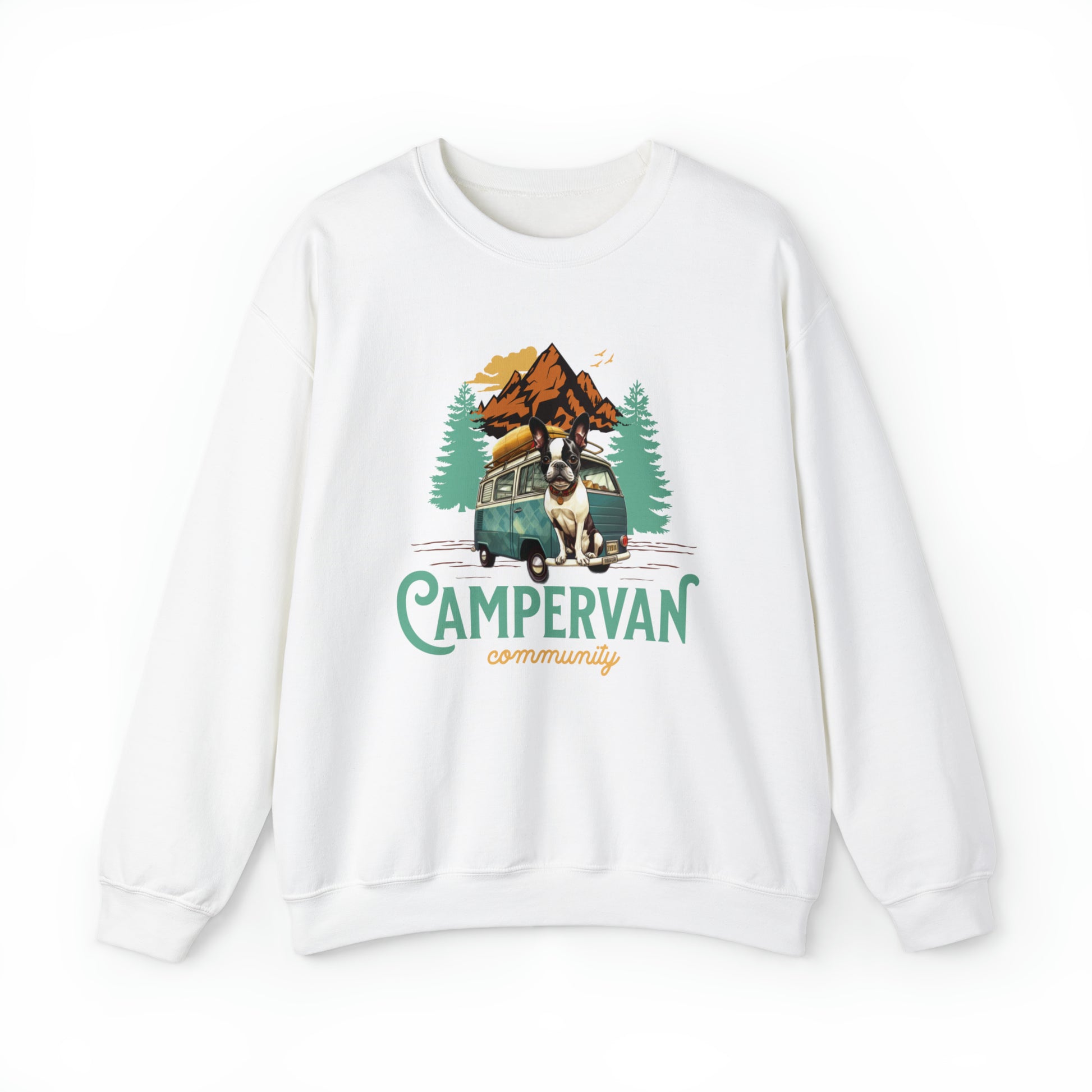 Campervan Community French Boston Unisex Crewneck Sweatshirt - French Boston