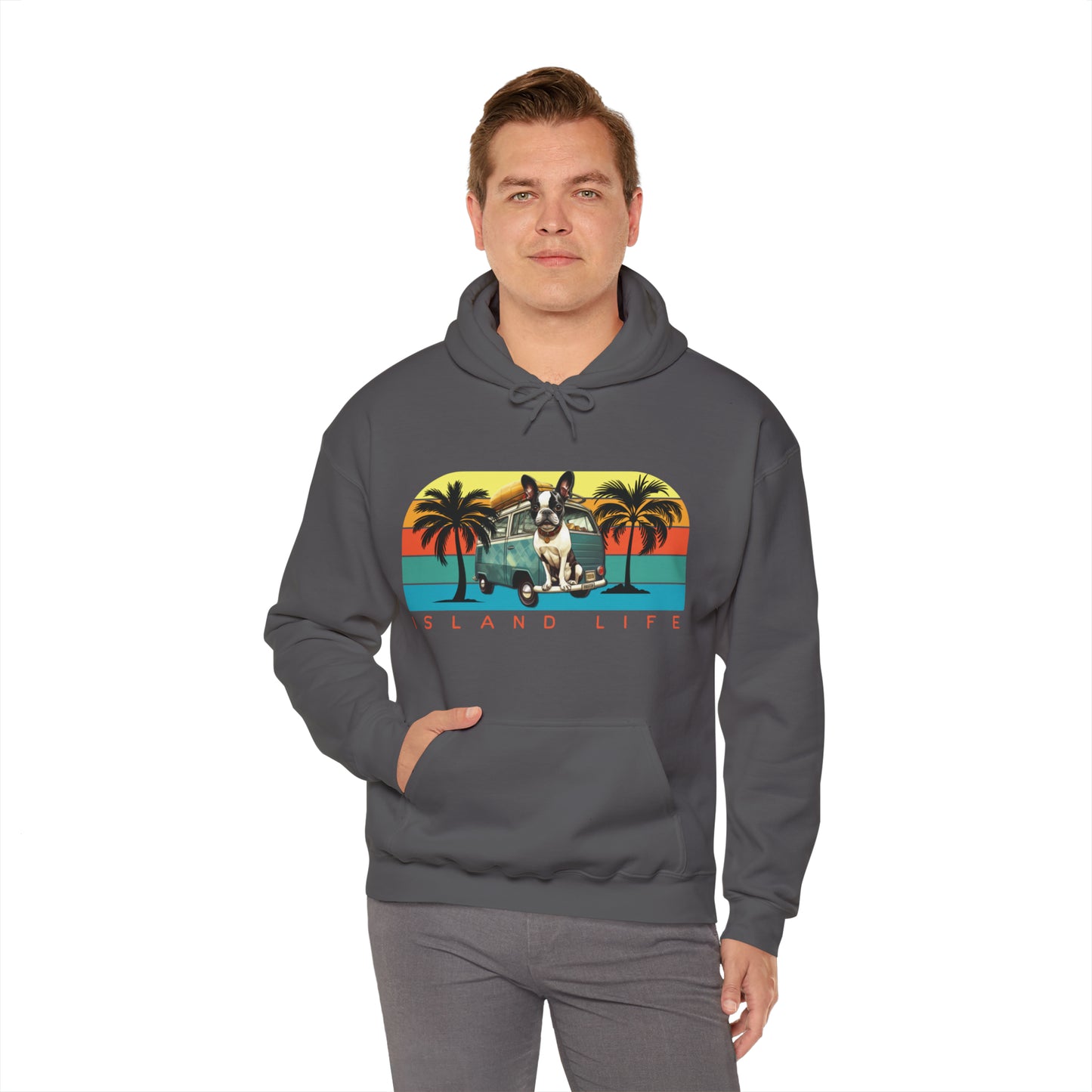 "Island Life" - Unisex Heavy Blend™ Hooded Sweatshirt - French Boston