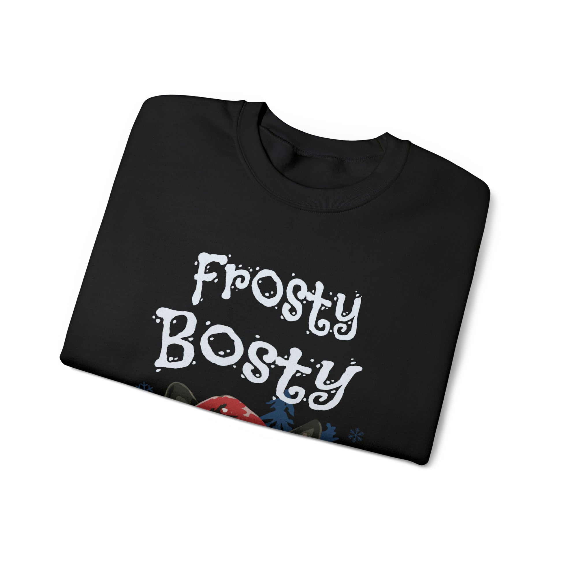 "Frosty Bosty" Christmas Unisex Crewneck Sweatshirt - French Boston