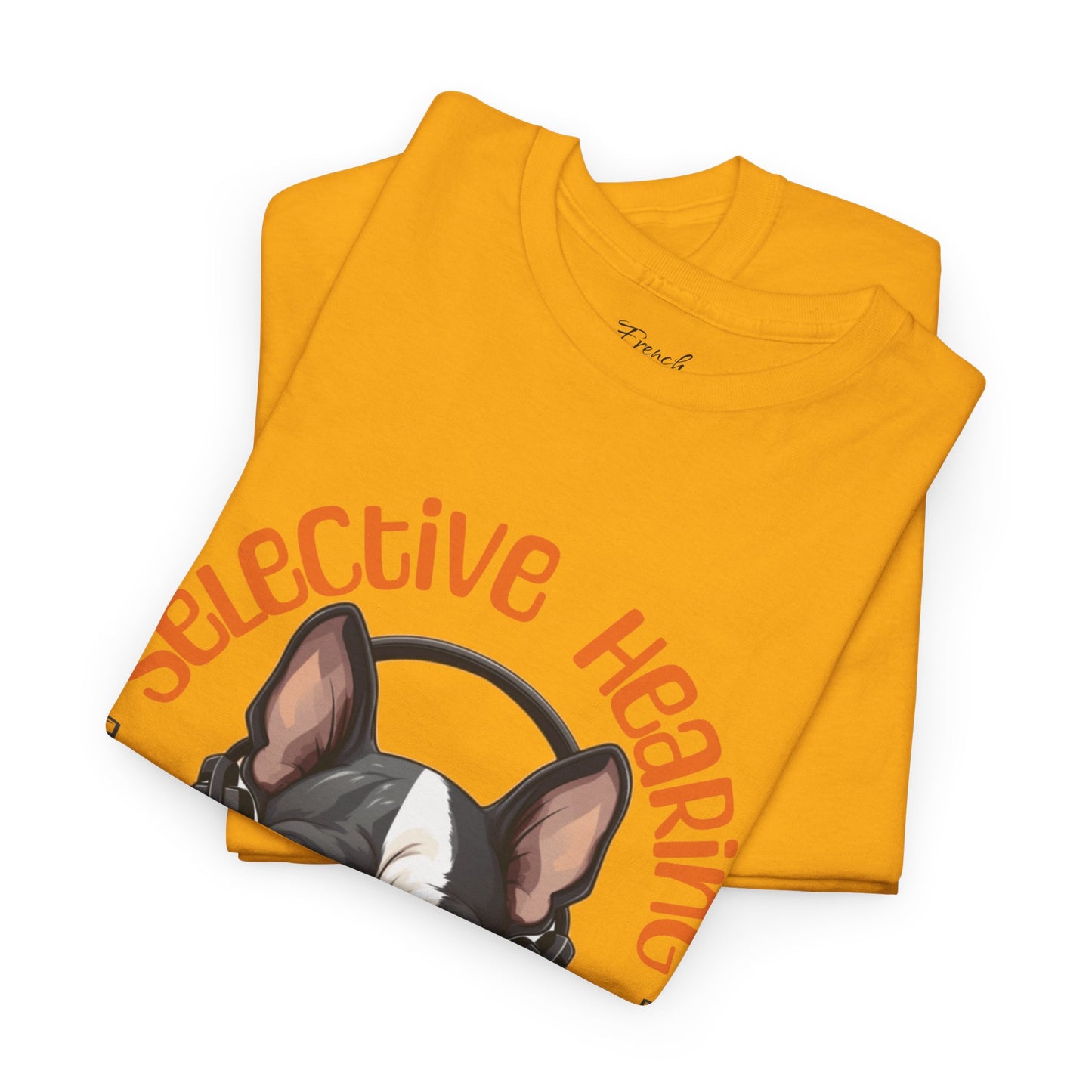 "Selective Hearing Now Activated" Unisex Heavy Cotton Tee