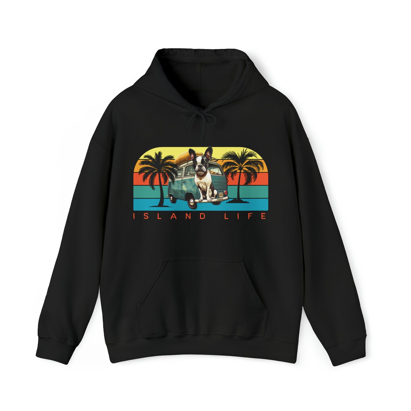 "Island Life" - Unisex Heavy Blend™ Hooded Sweatshirt - French Boston