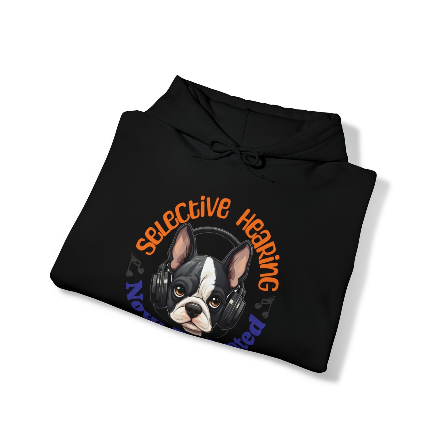 "Selective Hearing Now Activated" - Unisex Heavy Blend™ Hooded Sweatshirt - French Boston