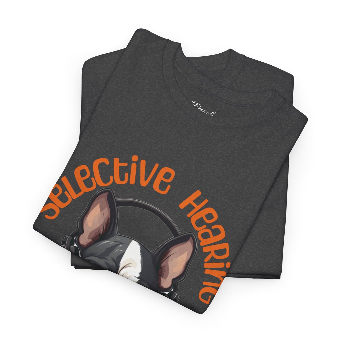 "Selective Hearing Now Activated" Unisex Heavy Cotton Tee