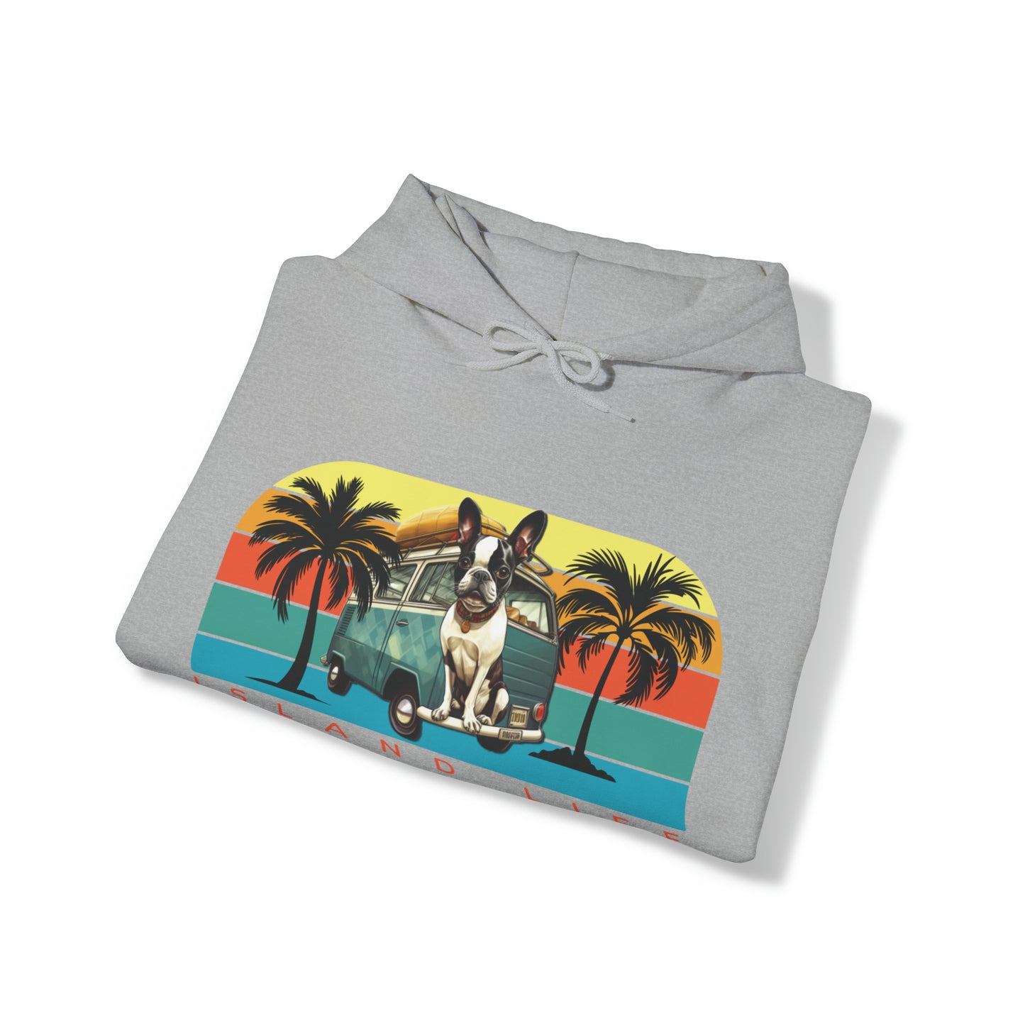 "Island Life" - Unisex Heavy Blend™ Hooded Sweatshirt - French Boston