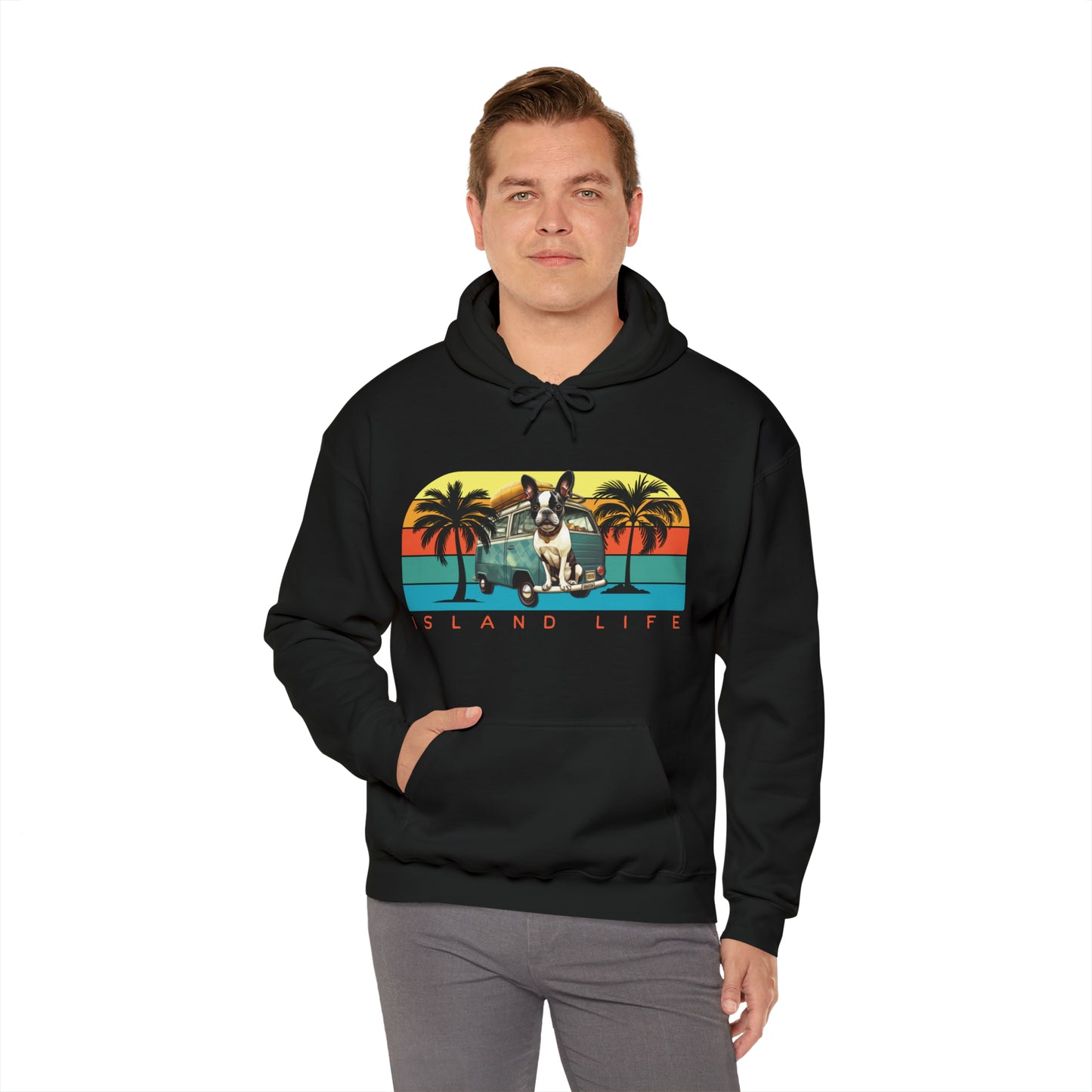 "Island Life" - Unisex Heavy Blend™ Hooded Sweatshirt - French Boston