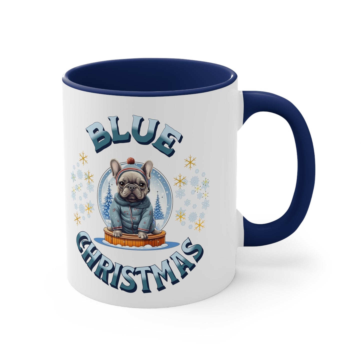 Cute Frenchbo Holiday Mug 11oz - French Boston