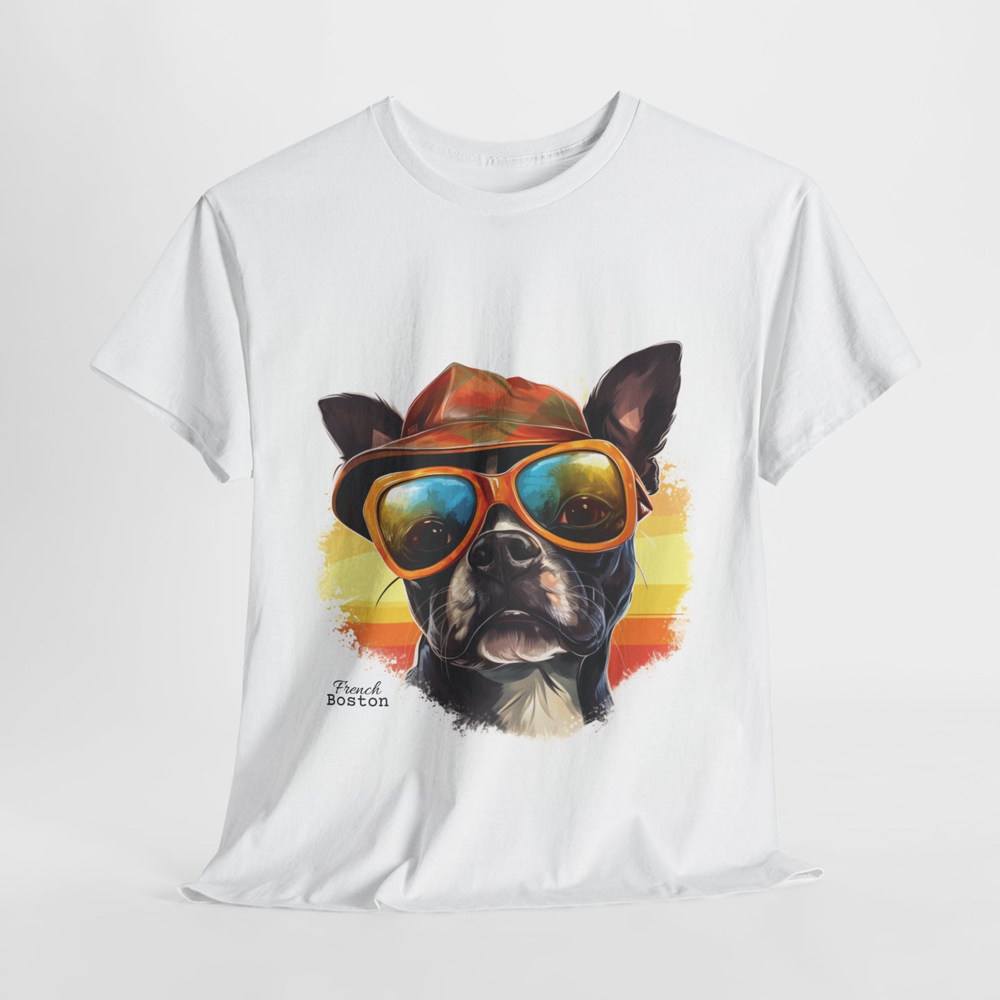 French Boston Summer Unisex Heavy Cotton Tee