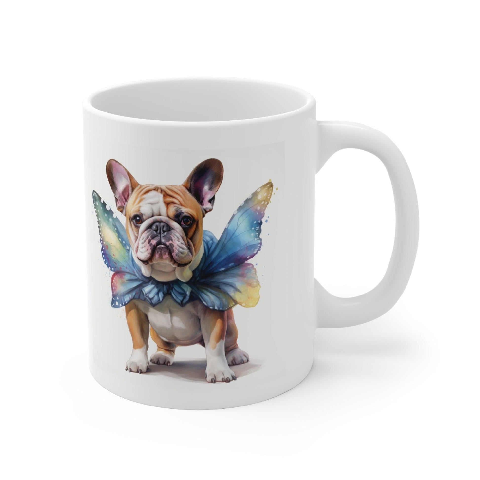 Butterfly French Bulldog Coffee Mug 11oz - French Boston