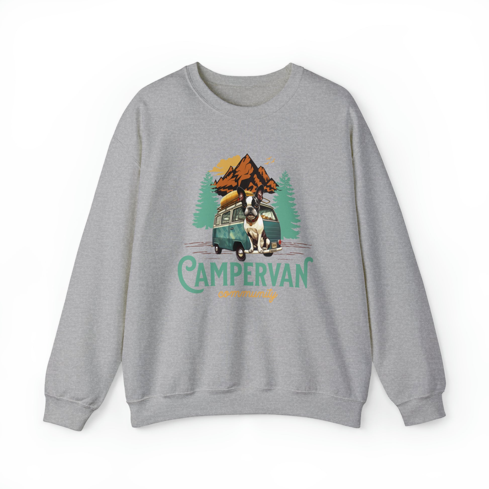 Campervan Community French Boston Unisex Crewneck Sweatshirt - French Boston