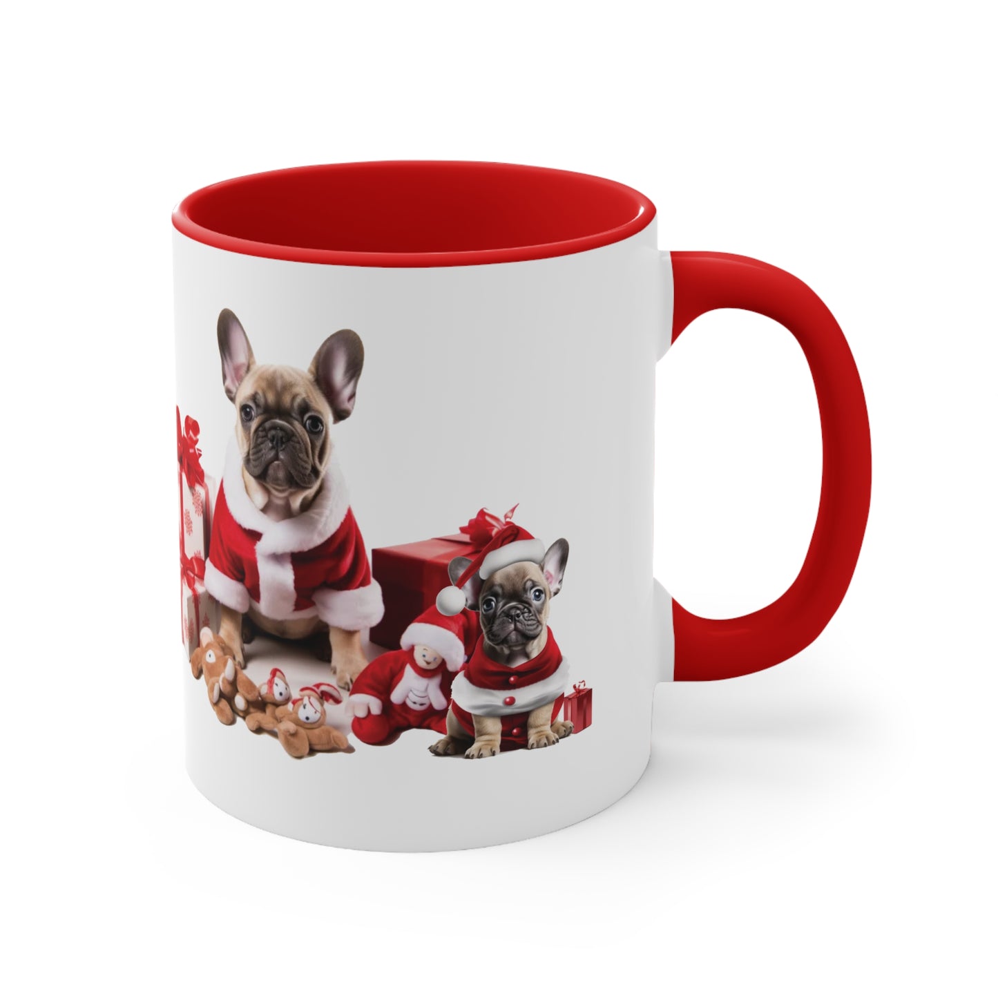 French Bulldog Santas Holiday Mug 11oz - French Boston