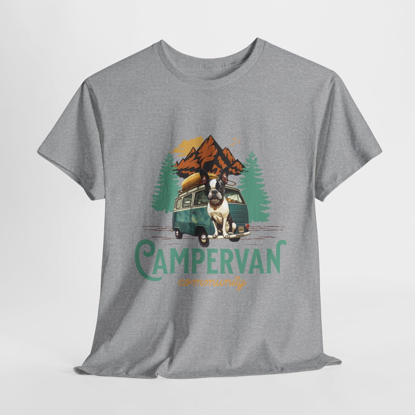 "Campervan Community" French Boston T-Shirt - 100% Cotton