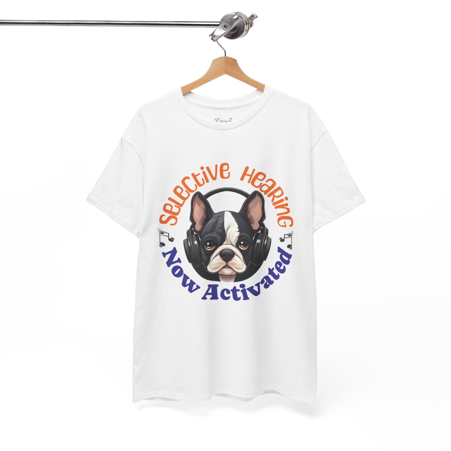 "Selective Hearing Now Activated" Unisex Heavy Cotton Tee