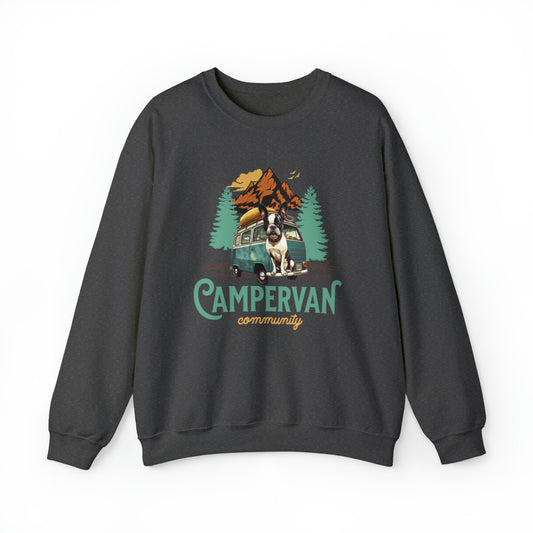 Campervan Community French Boston Unisex Crewneck Sweatshirt - French Boston