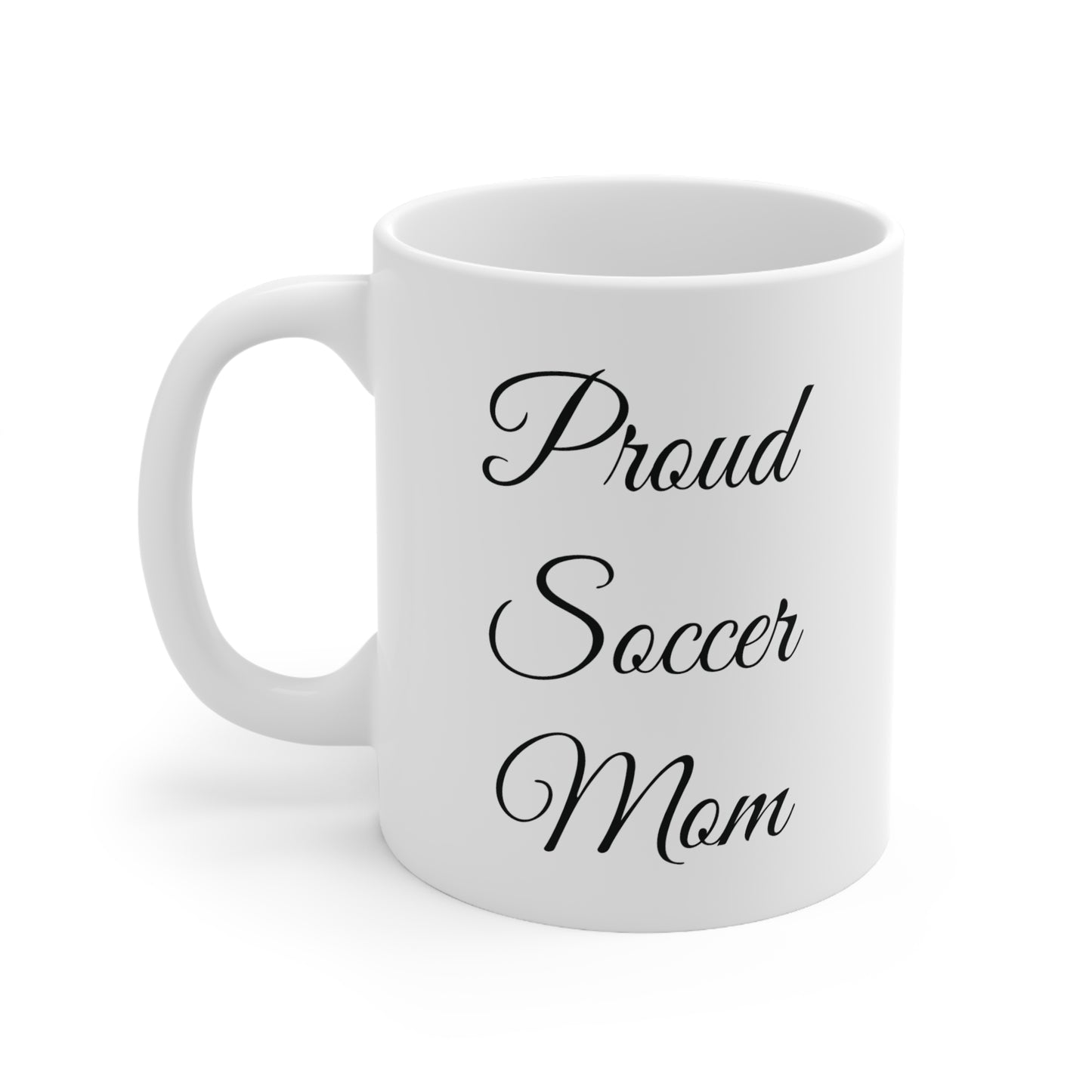 "Proud Soccer Mom" French Boston playing Football Coffee Mug 11oz - French Boston